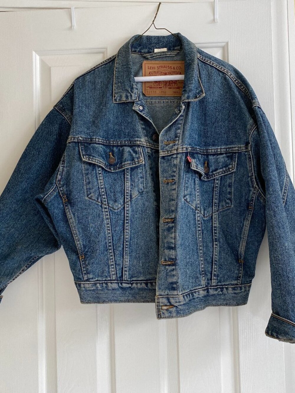 Vintage Levi's 90s denim Jean 70598 Jacket Size Small